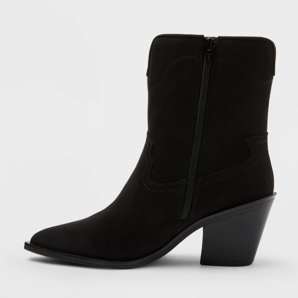Universal Thread Women's Dallas Ankle Western Bootie with Insole Ankle Boots
